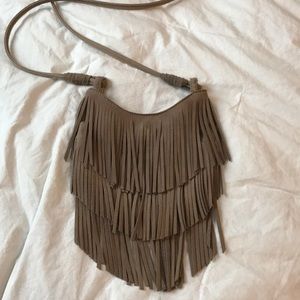 Brown cross body bag